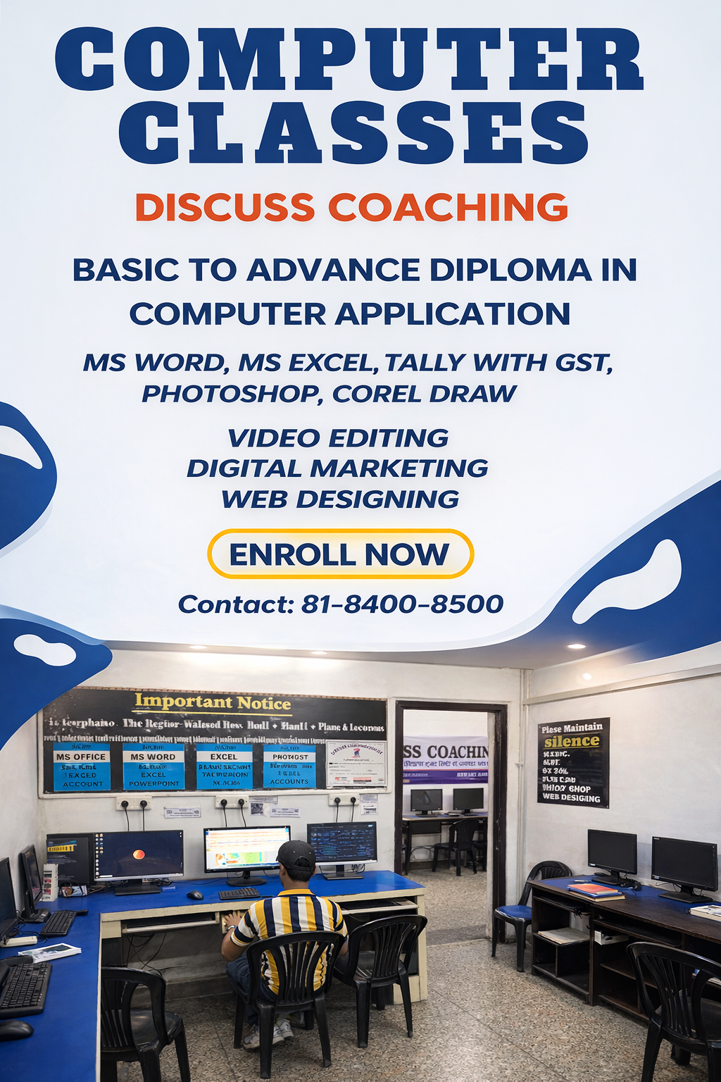 Best computer Institute In Gurgaon | 8184008500 |Discuss Coaching